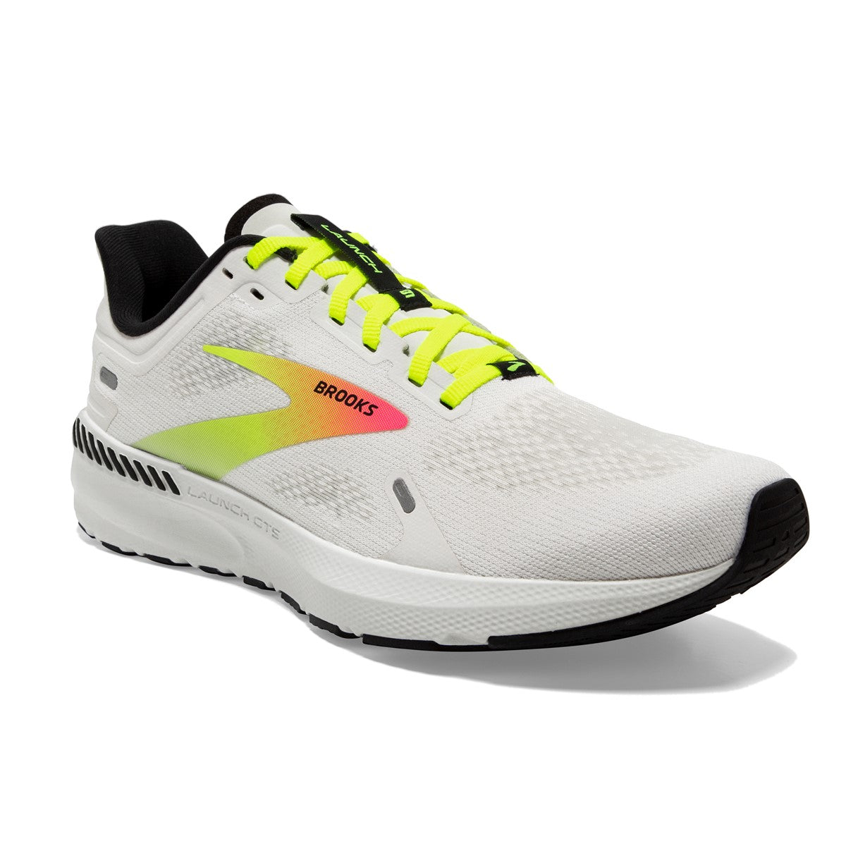 Brooks, Launch GTS 9, Men, White/Pink/Nightlife