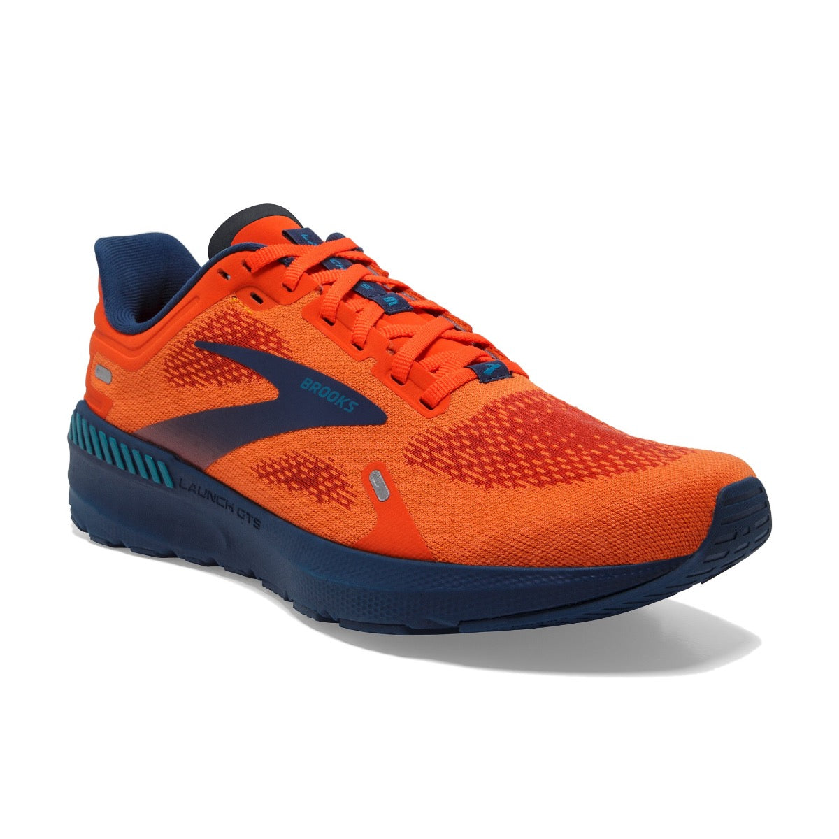 Brooks, Launch GTS 9, Men, Flame/Titan/Crystal Teal