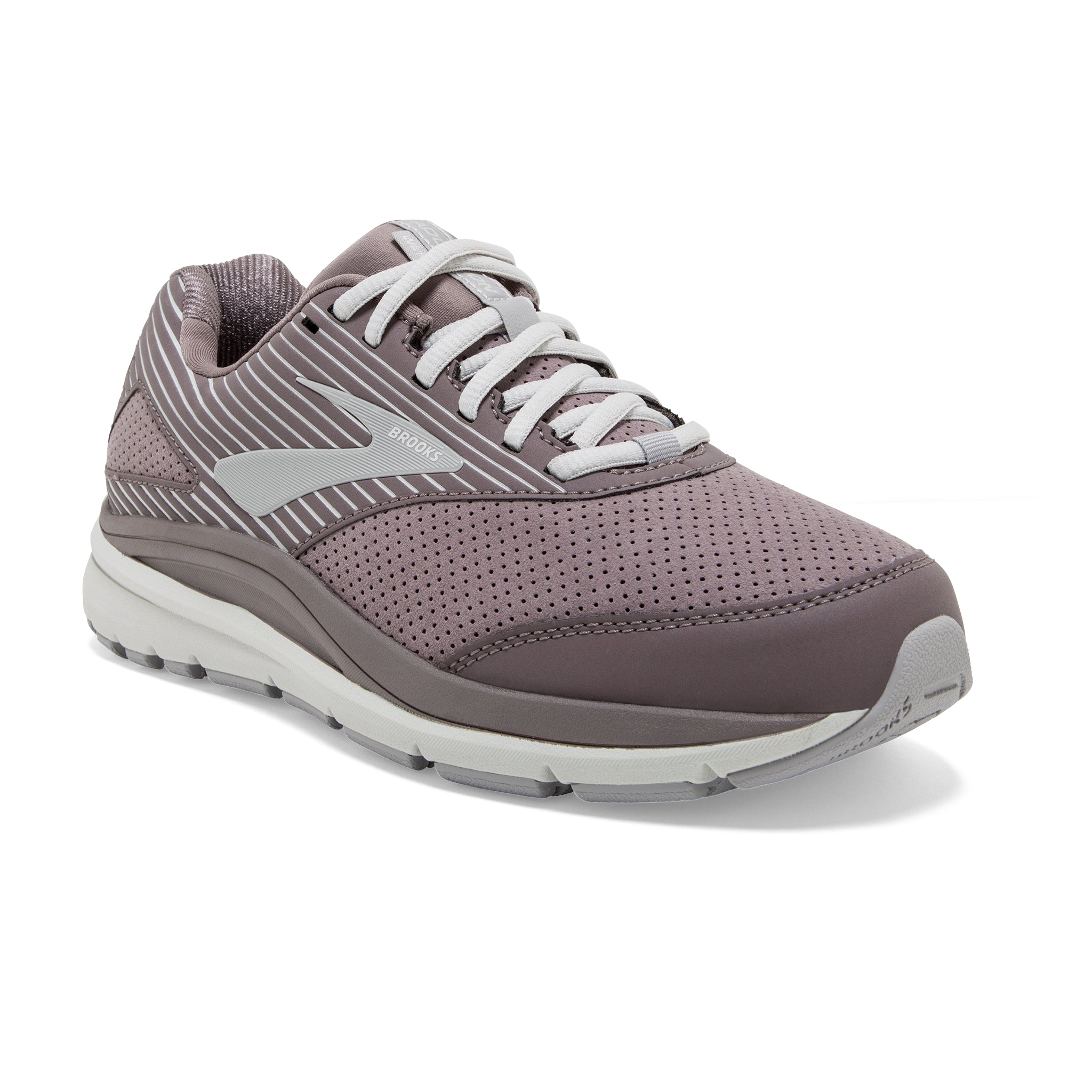 Brooks, Addiction Walker Suede, Women, Shark/Alloy/Oyster