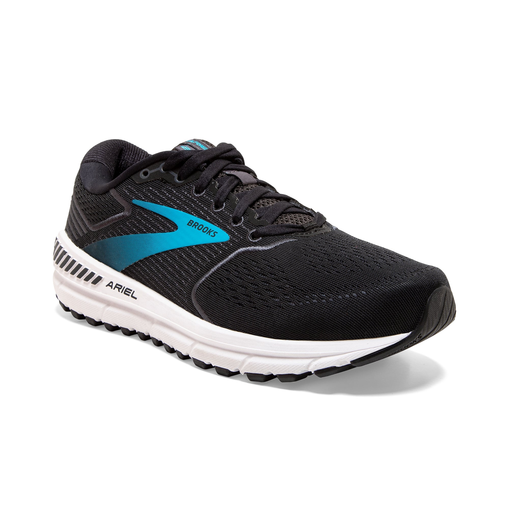 Brooks, Ariel 20 Wide, Women, Black/Ebony/Blue 