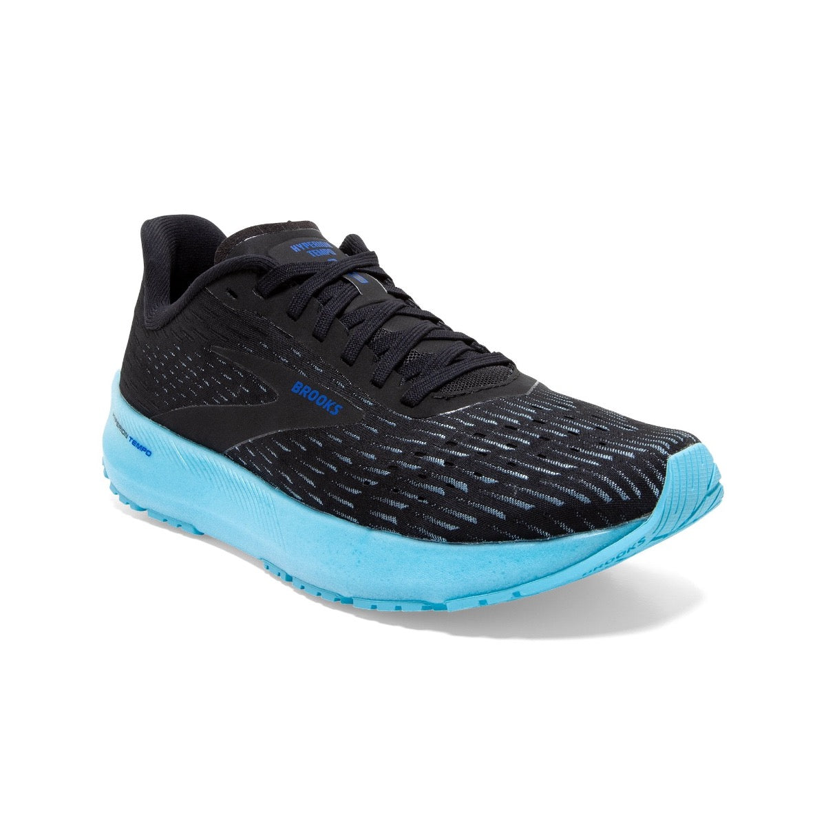 Brooks, Hyperion Tempo, Women, Black/Iced Aqua/Blue 