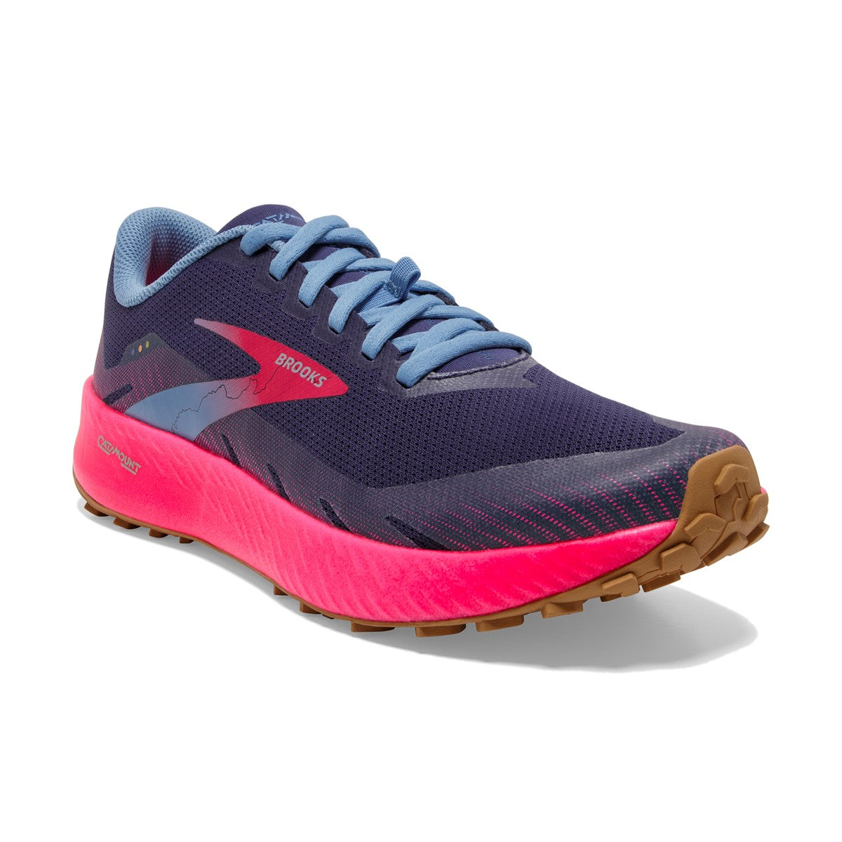 Brooks, Catamount, Women, Deep Cobalt/Diva Pink/Oyster Mushroom, 422