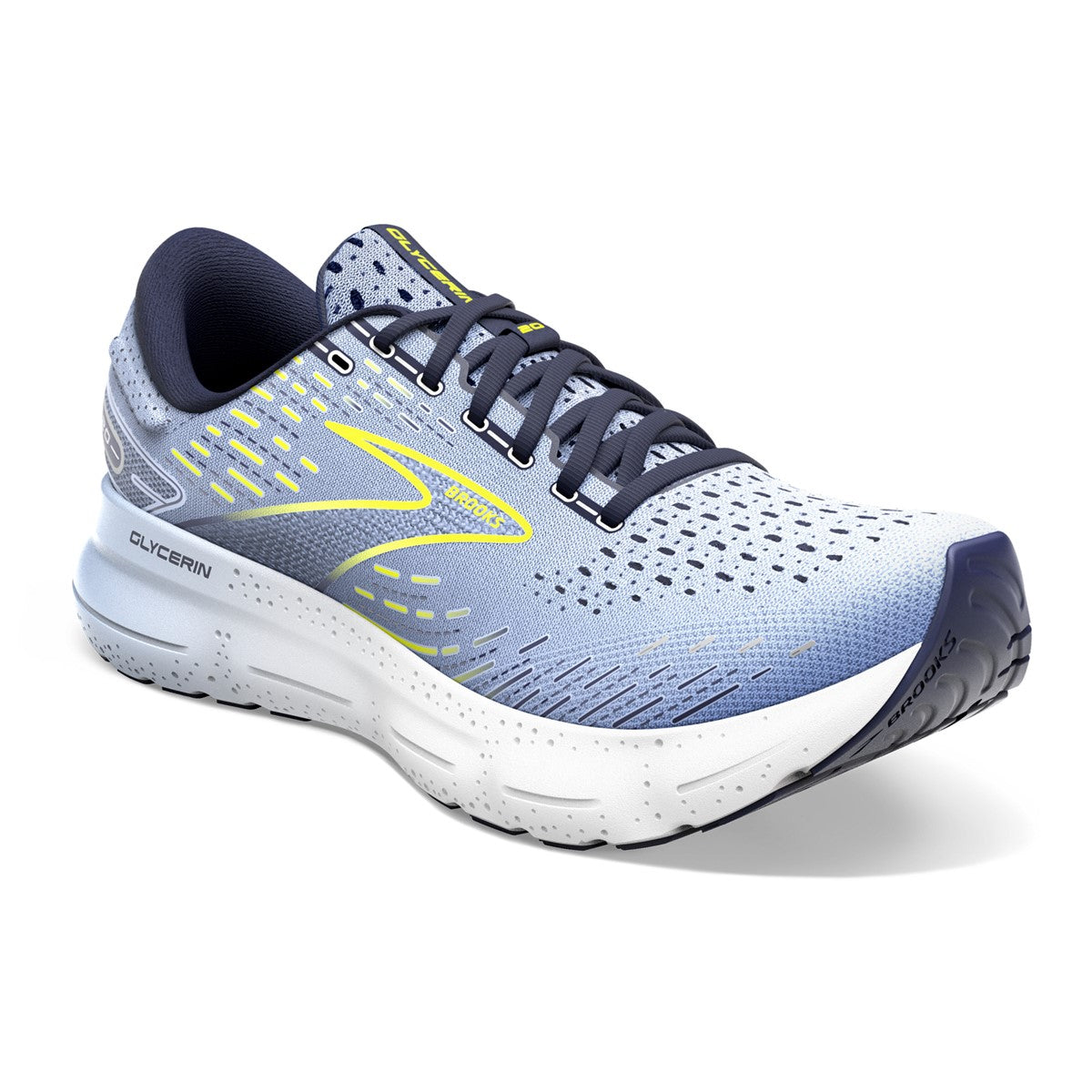 Brooks, Glycerin 20, Women, Light Blue/Peacoat/Nightlife