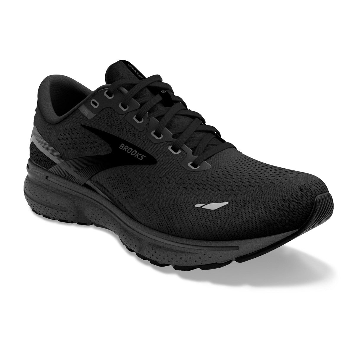 Brooks, Ghost 15, Women, Black/Black/Ebony 