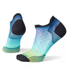 Smartwool, Run Zero Cushion Low Ombre Print Low Ankle Socks, Women, Ombre Capri (810)