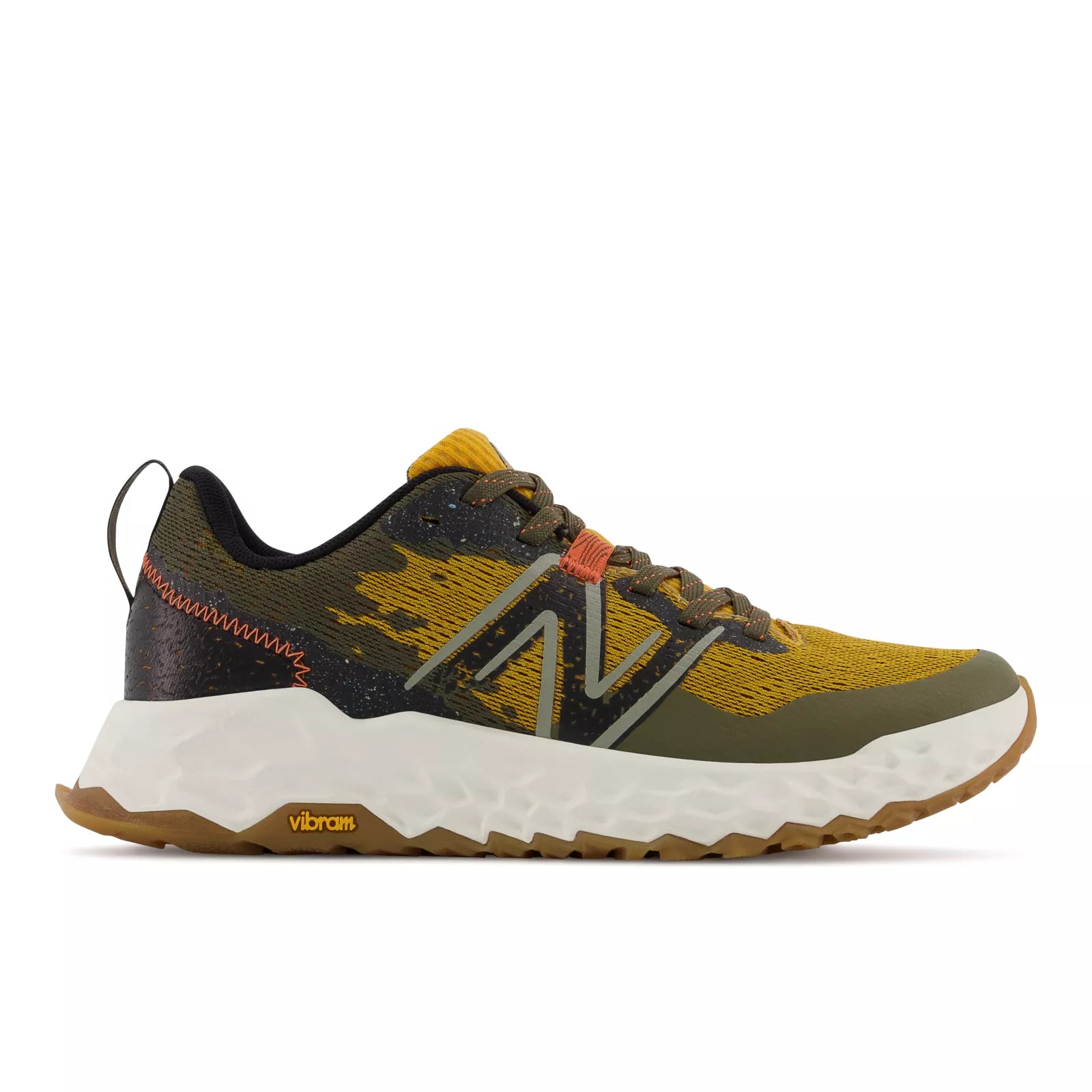 New Balance, Fresh Foam Hierro V7, Kids, Golden Hour/Black/Dark Camo