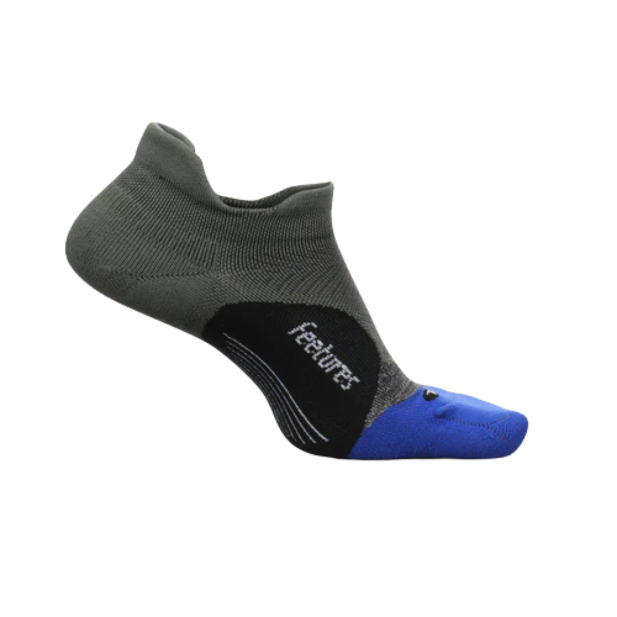 Feetures, Merino 10 Ultra Light No Show, Unisex, Charcoal