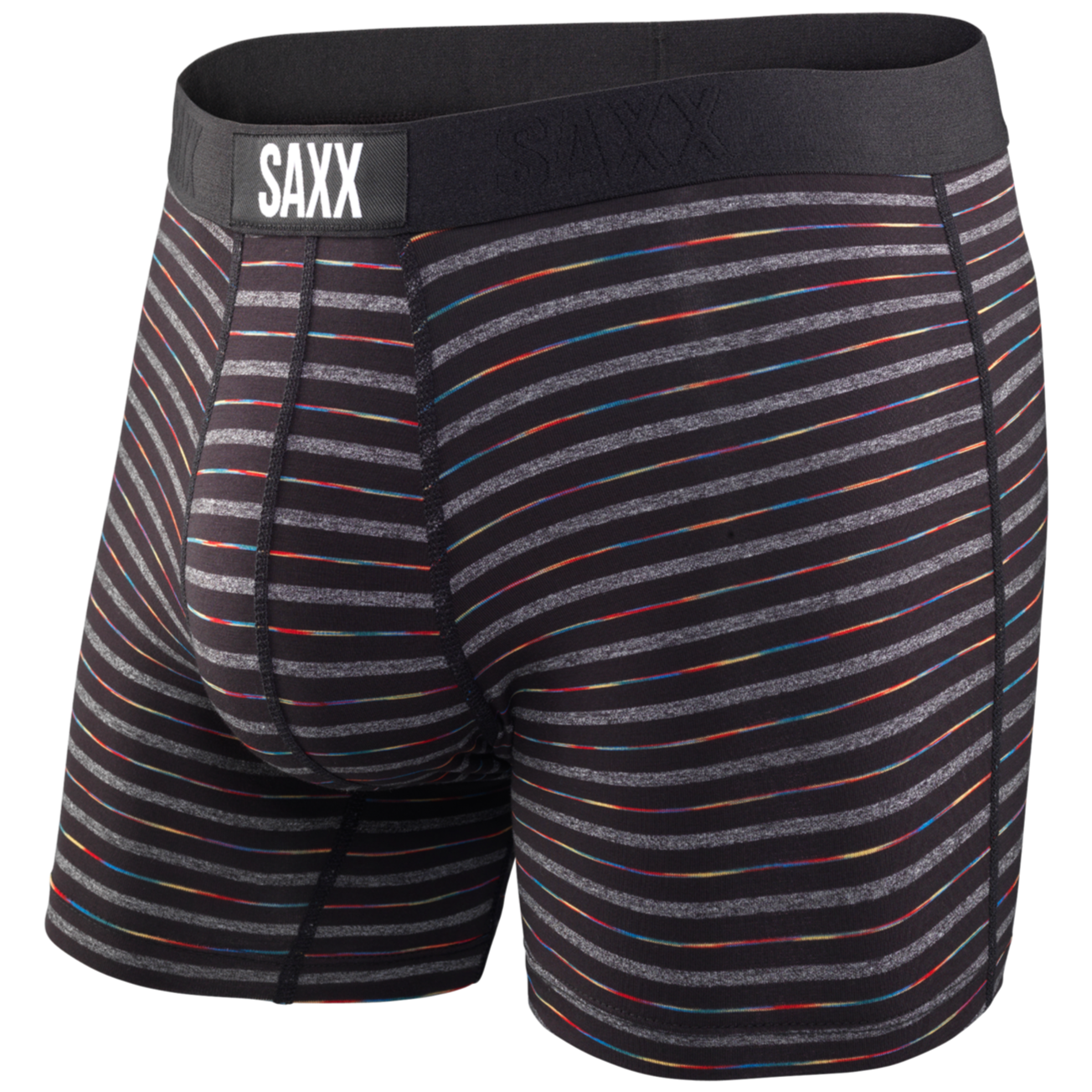 SAXX, Vibe Boxer Brief, Men, Black Gradient Stripe (GRS)