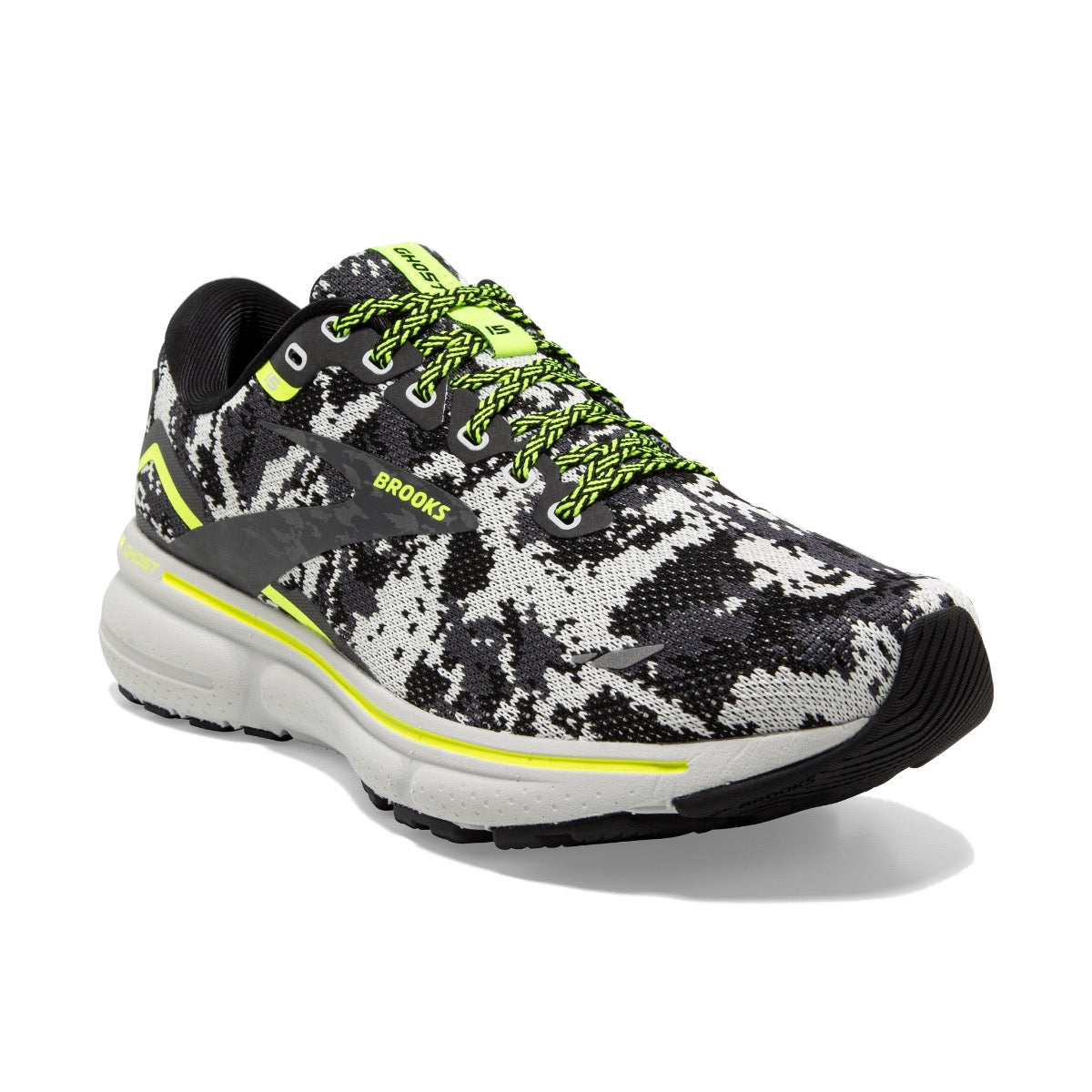 Brooks, Ghost 15, Men's, Black/Ebony/Nightlife