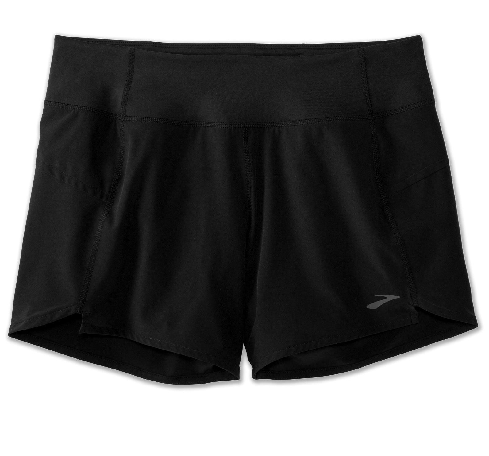 Brooks, Chaser 5" Short, Women, Black