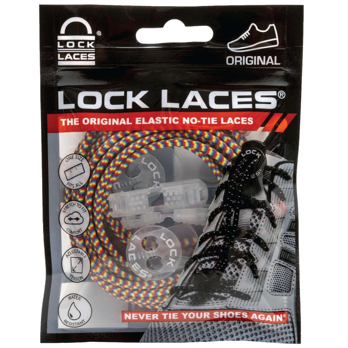2pairs No Tie Shoelace Locks With Elastic Spring Buckle, Lazy Shoe Laces  Fixer, Snugly Lock Shoelace
