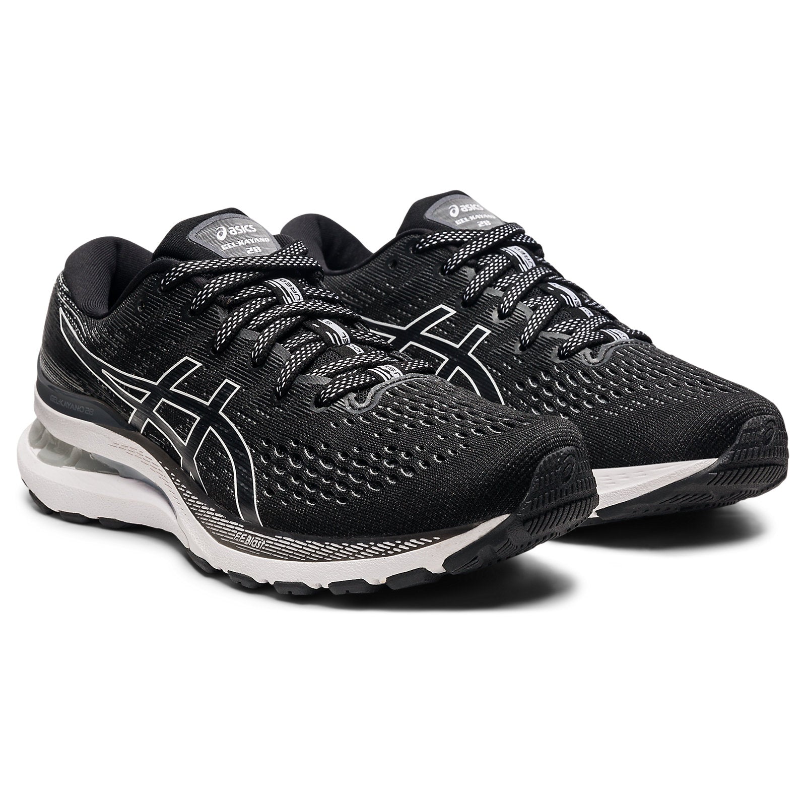 ASICS, GEL-KAYANO® 28 Wide, Women, Black/White