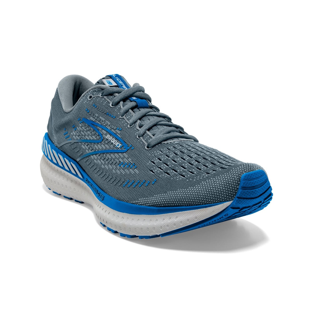 Brooks, Glycerin GTS 19, Men, Quarry/Grey/Dark Blue