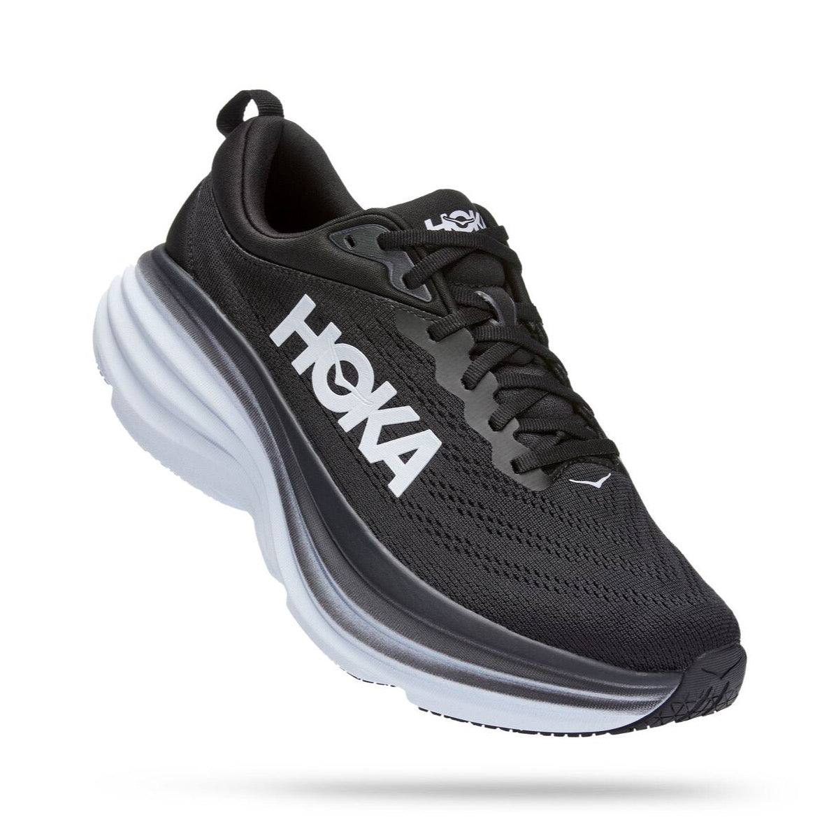 Hoka One One, Bondi 8 Wide, Men, Black / White