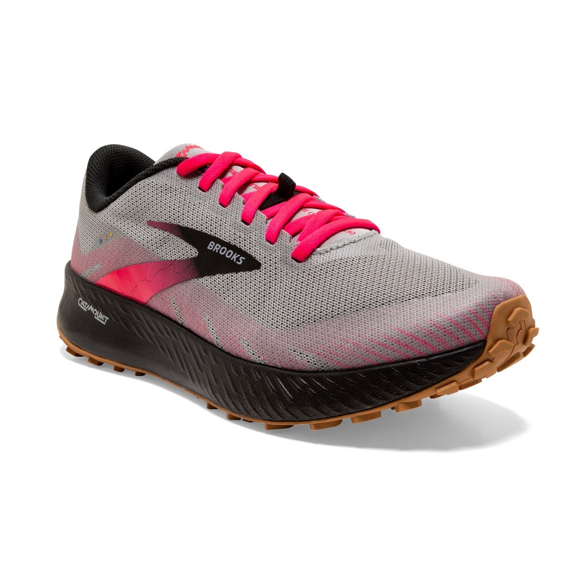 Brooks, Catamount, Women, Alloy/Pink/Black, 098