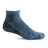 Smartwool, Elevate Quarter | Moderate Compression Socks, Men, Blue Ridge (625)