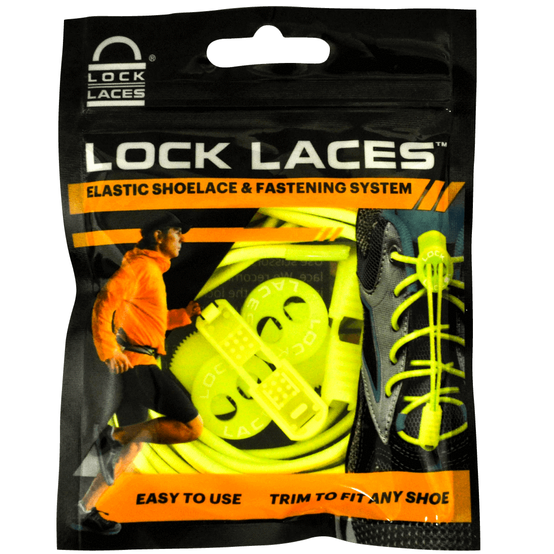 Lock Laces (Neon Yellow)