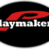 Playmakers Oval Magnet, Black/Red/White