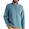 Free Fly, Bamboo Sherpa Fleece Quarter Zip, Men, Stormy Sea