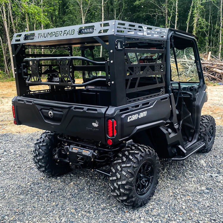 The Ultimate CanAm Defender Bed Rack Thumper Fab