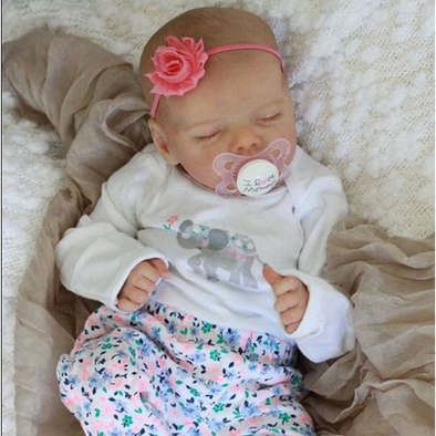 sleeping reborn baby girl dolls