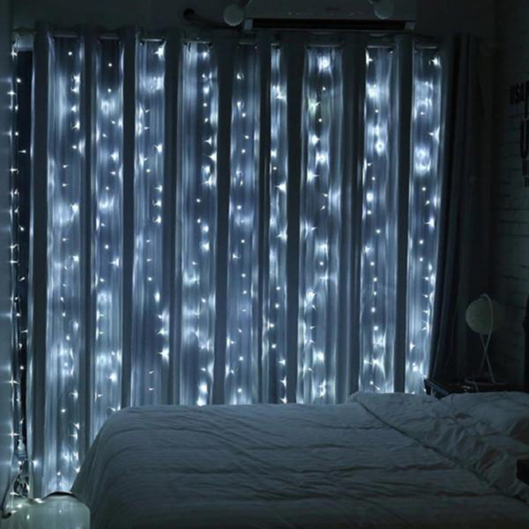 Waterfall Curtain String Lights