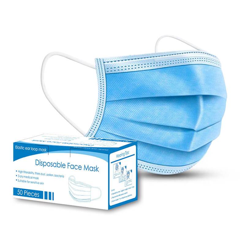 3-Ply Disposable Face Masks Box of 50 - and Magellan's Travel Solutions and  Gear