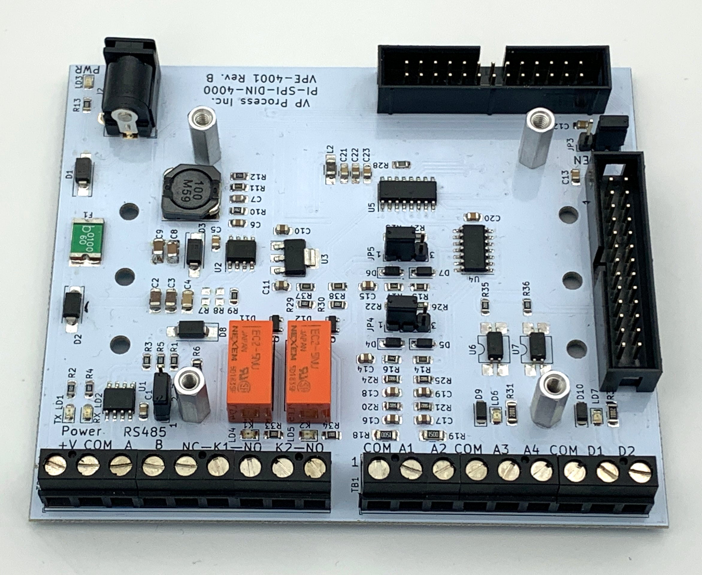 PI-SPI-DIN-PCB Raspberry Pi Interface