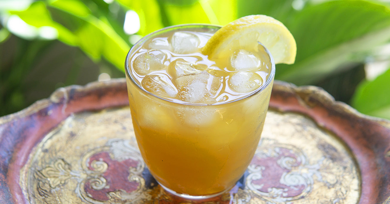 Indi Palmer Cocktail with Black Tea and Lemonade