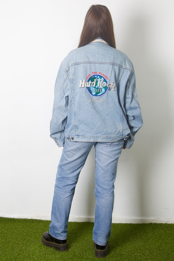 Hard Rock Cafe Orlando Embroidered Denim Jacket – Forces Vintage