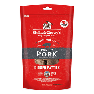 Stella & Chewy's Freeze Dried Dinner Patties (Purely Pork) - 397g