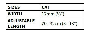 Red Dingo Cat Collars - Design Range (Fishbone Red)