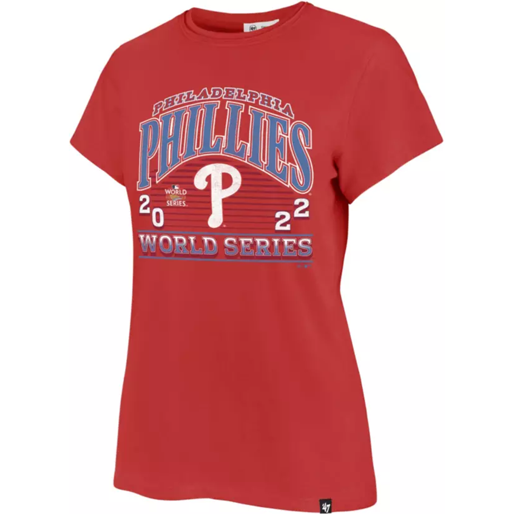 Women's Philadelphia Phillies Nike Red 2022 World Series Authentic  Collection Dugout T-Shirt