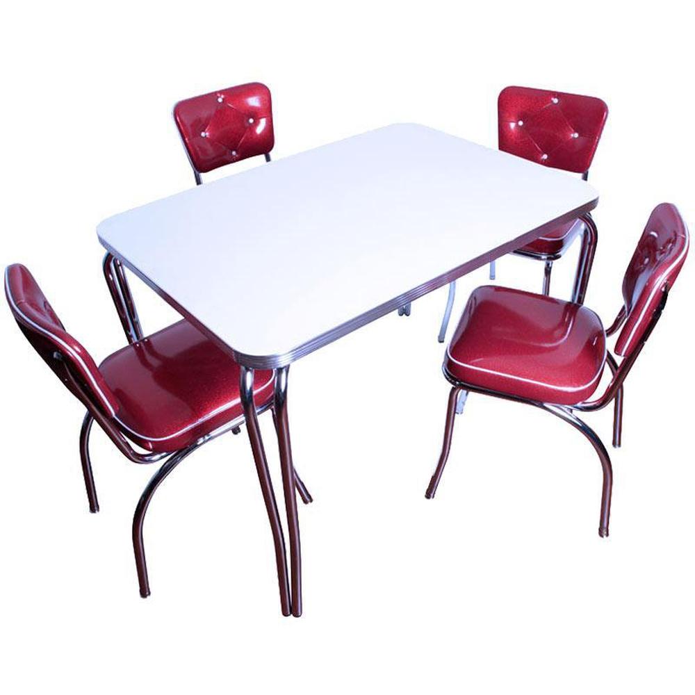 Excelent retro kitchen table chairs Retro Table And Chair Set
