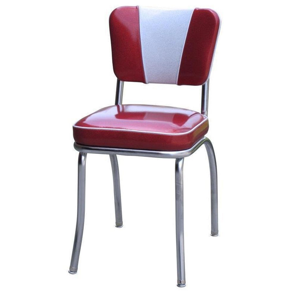 Lucy Diner Chair | Diamond Button Tufted Chrome Chair – Richardson