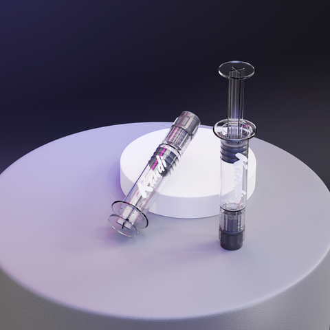 glass distillate syringe