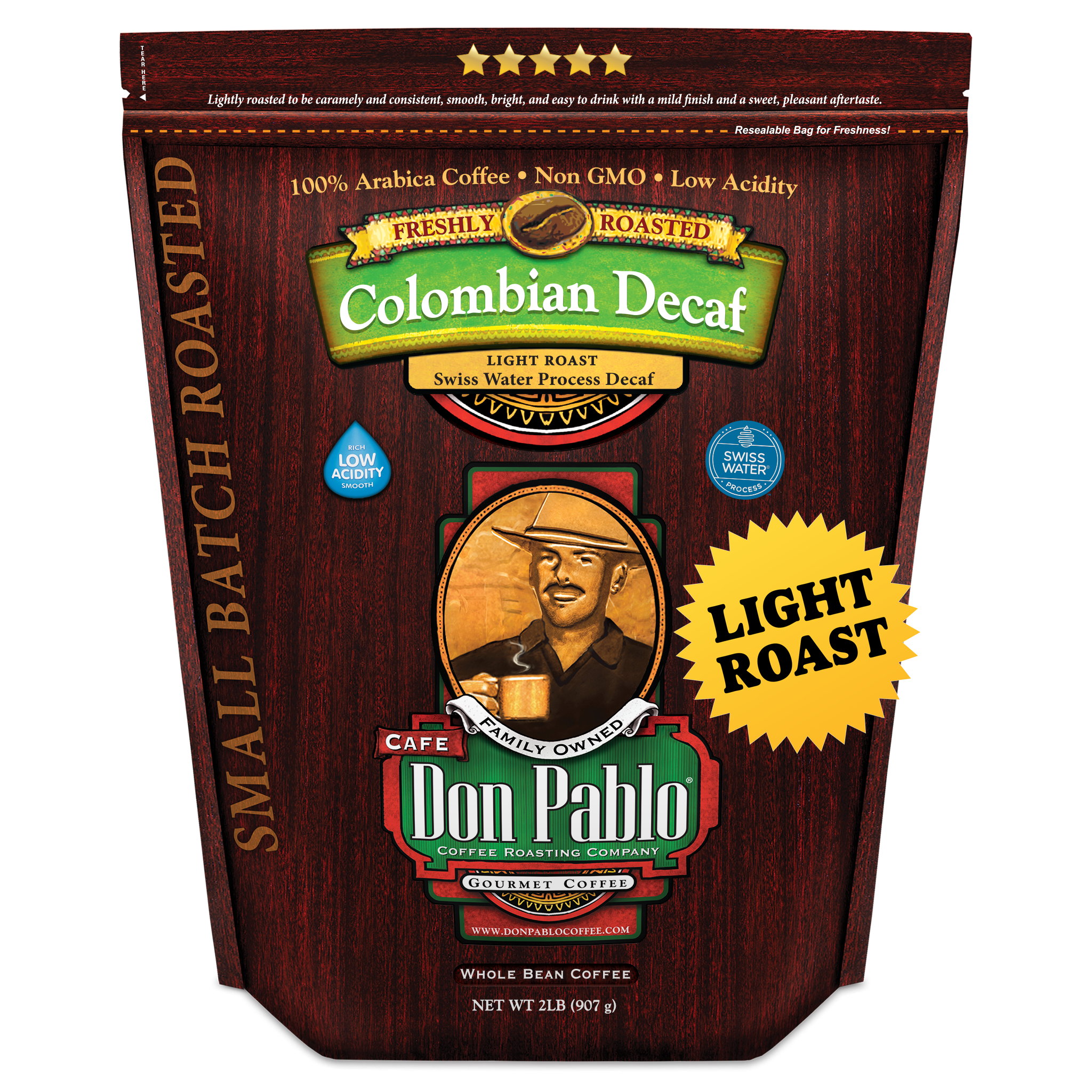 Don Pablo Colombian Swiss Water Process Decaf 2LB hide