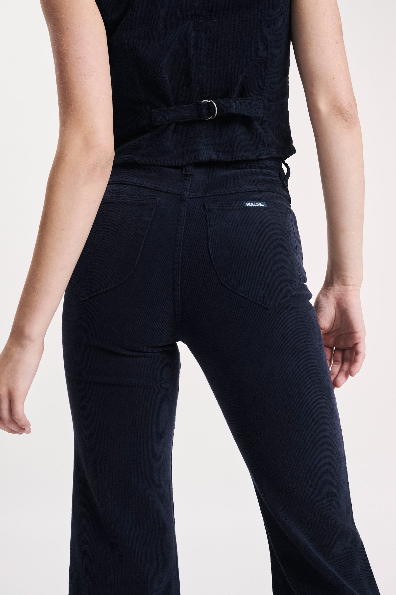 Buy Eastcoast Flare Navy Cord Online Rollas Jeans
