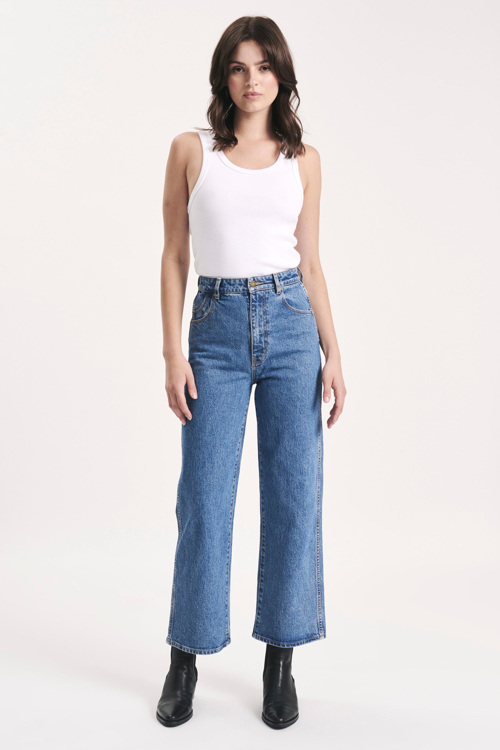 Buy Women's Heidi Straight Jeans Online | Rolla's Jeans