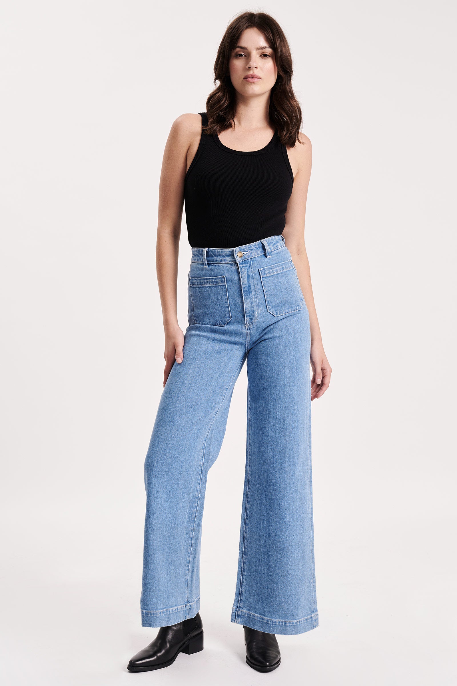 Sailor Jean Long - Lilah Blue - 24 - Rollas Jeans