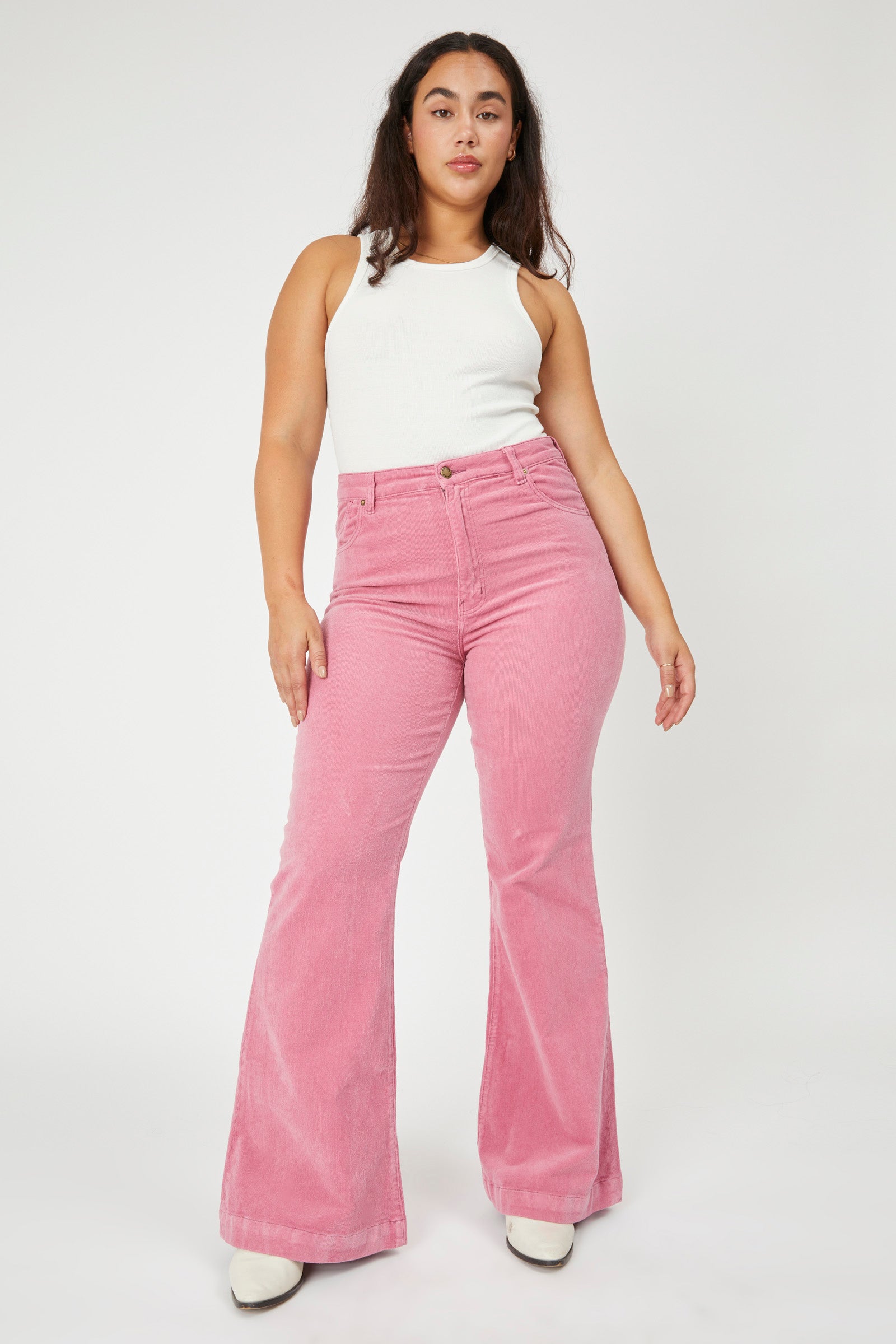 Rolla's Eastcoast Flare - Red Corduroy Pants - Wide-Leg Pants - Lulus