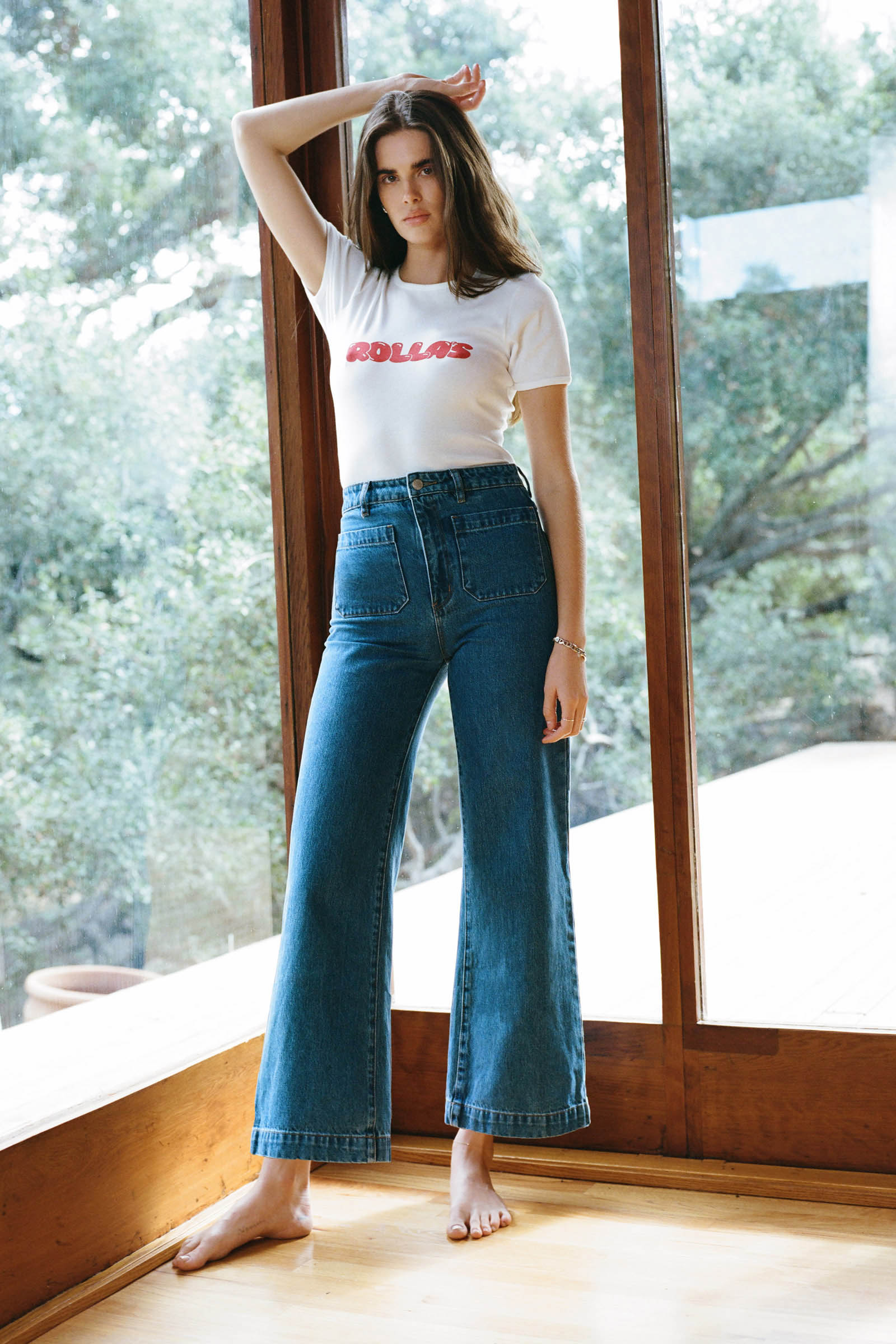 Rolla's Sailor High-Rise Wide-Leg Jeans