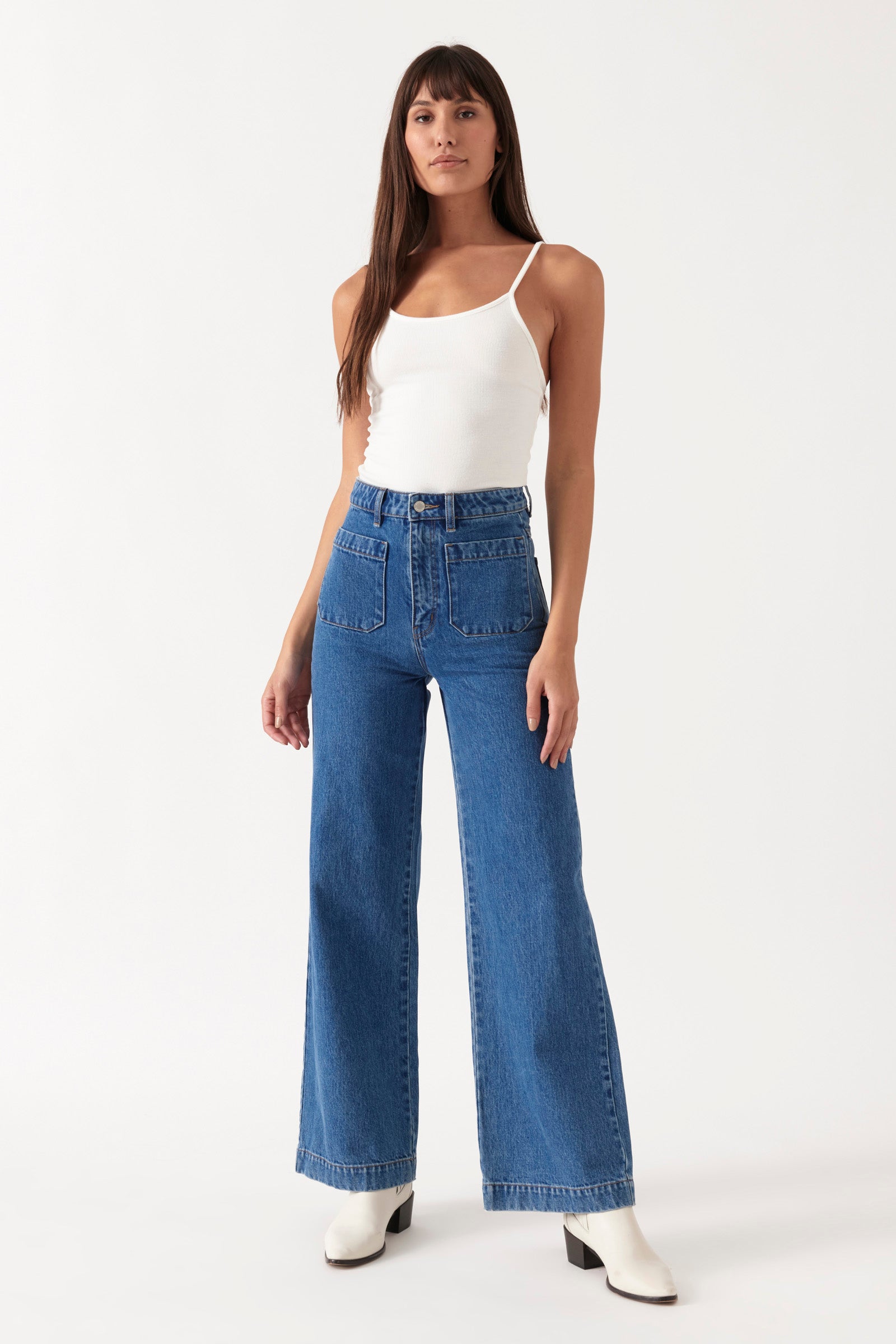 Rollas Sailor Jeans - Kim Blue