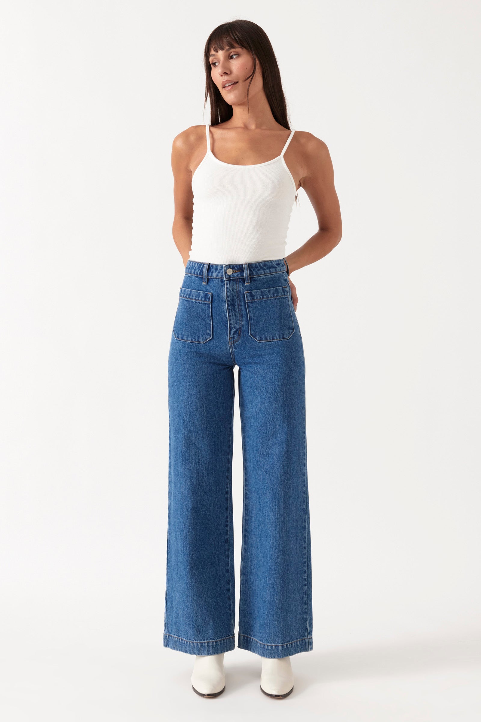 Women's High-rise Flare Jeans - Wild Fable™ Medium Wash : Target