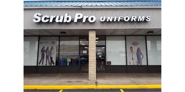 Scrub Pro Uniforms store in Adams Plaza Philadelphia Pennsylavania. 817-819 Adams Ave.