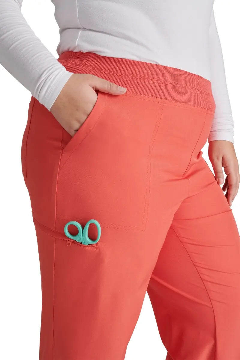 Allura Women's Wide Leg Scrub Pant | Cayenne - Image 6