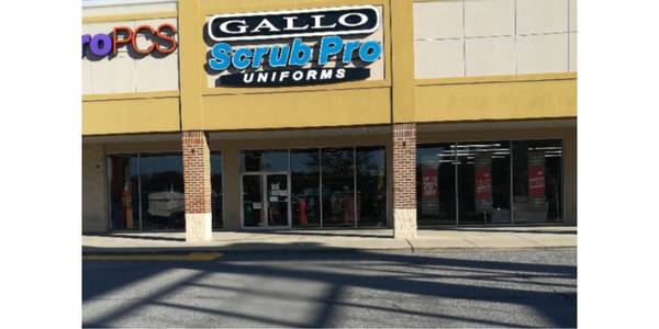 Gallo Clothing & Scrub Pro Uniforms in Greenbelt Maryland. Beltway Plaza Mall.