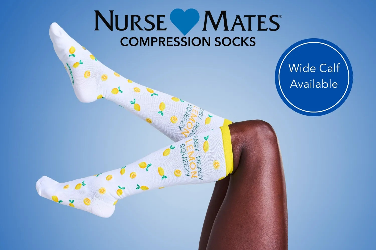 Nurse Mates compression socks collection are available in wide calf at Scrub Pro Uniforms.