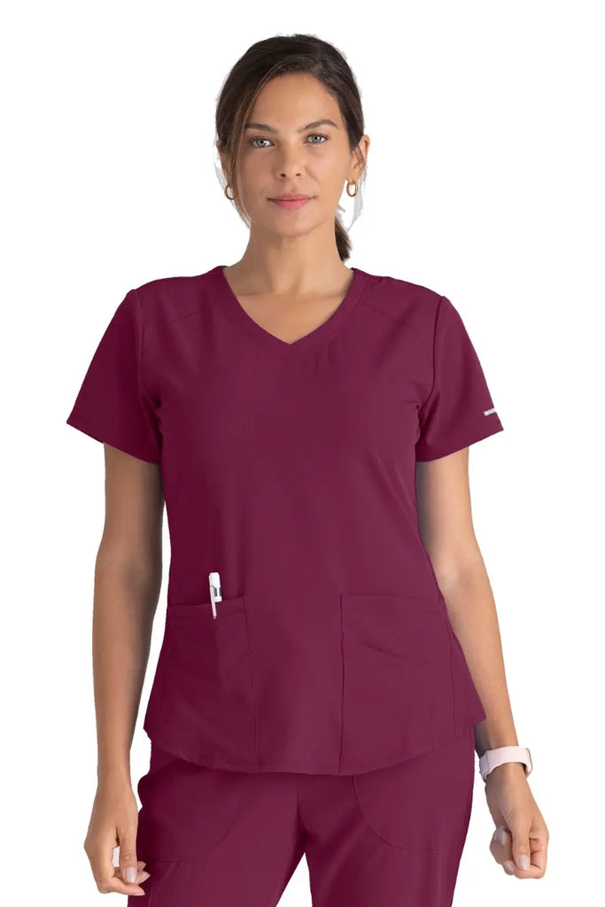 Buy Skechers Womens Square Neck Nursing Scrub Top for $21.95