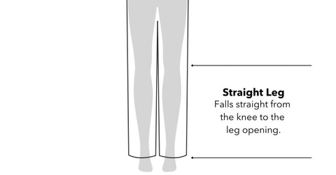 Straight leg scrub pants collection falls straight from the knee to the leg opeinging at Scrub Pro Uniforms.